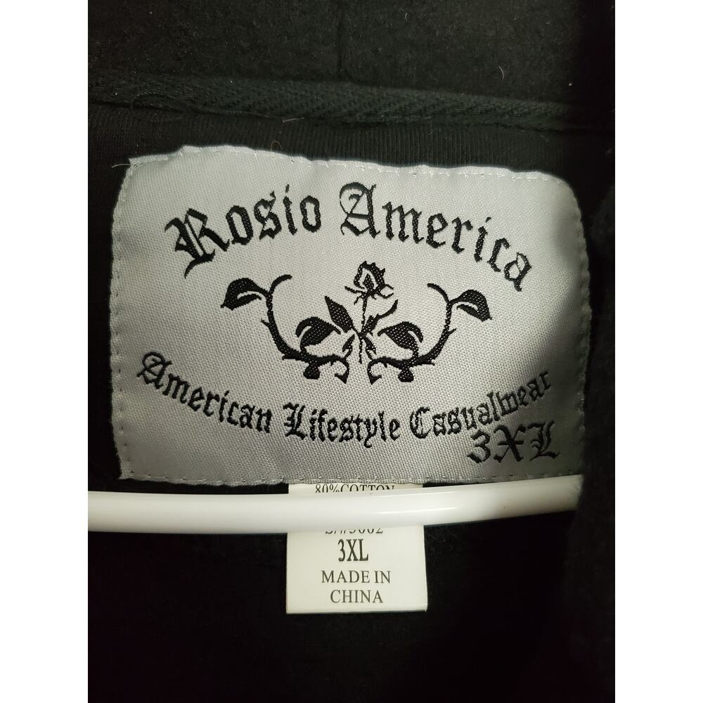 Black Rosio America Graphic Hoodie - Picture 3 of 4